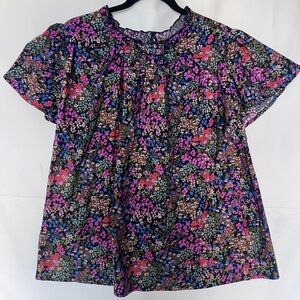 Time and Tru Floral Blouse XXL